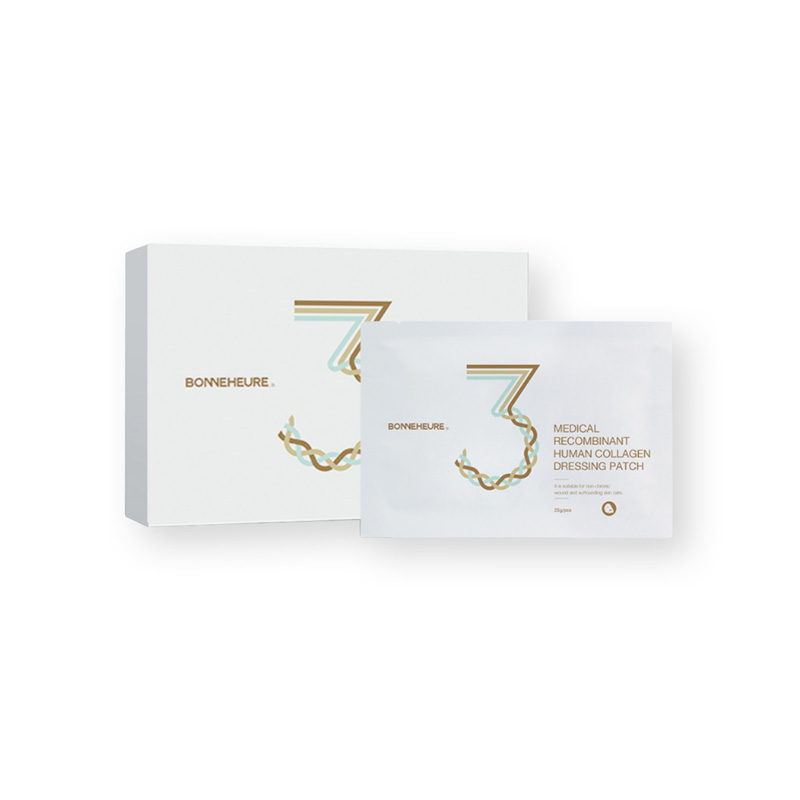 Medical Recombinant Human Collagen Dressing Patch, 25 g x5